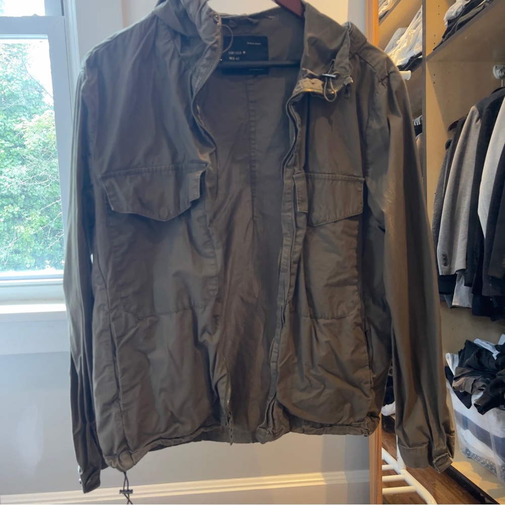 Zara Men's Olive Lightweight Jacket